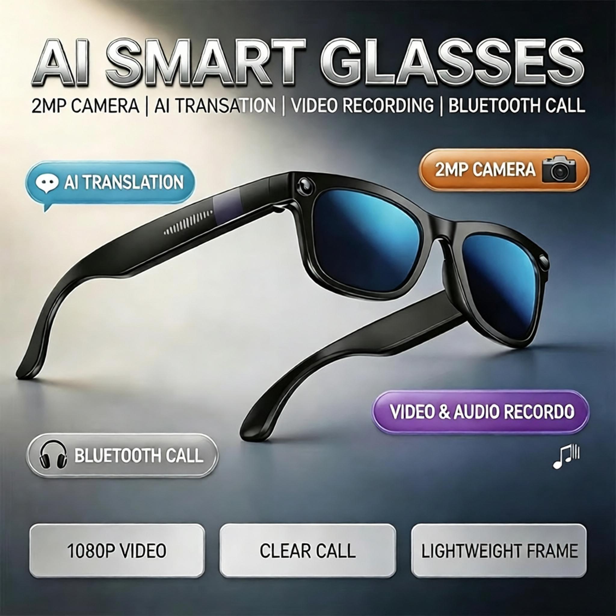 Audio Music Bluetooth - Новые умные очки с ИИ и