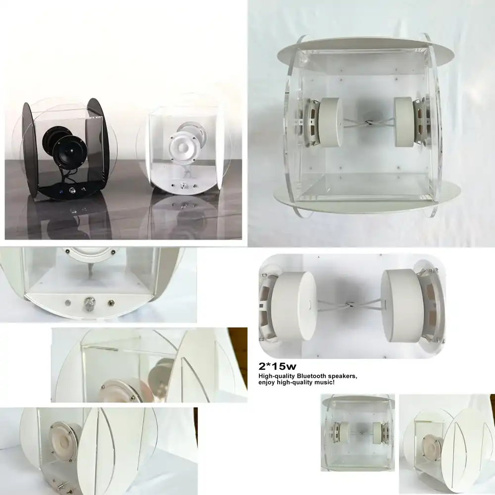 Audio Music Bluetooth - Прозрачная синяя Bluetooth-колонка 15 дюймов, беспроводная