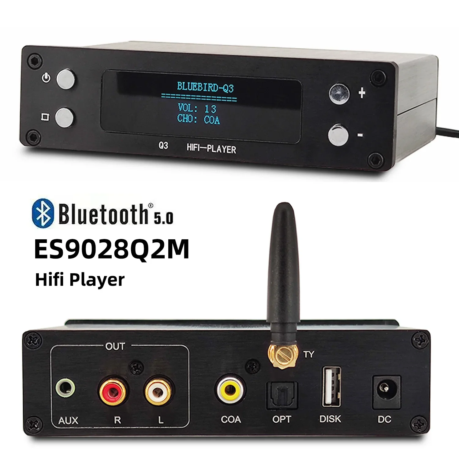 ES9028Q2M – цифровой аудиоплее – обзор и цена Audio Music Bluetooth