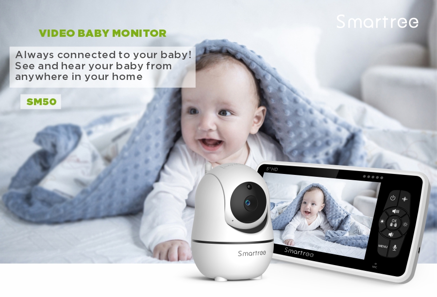 Smartree 5'' 720P HD Видеоняня – обзор и цена Audiovision Music Player