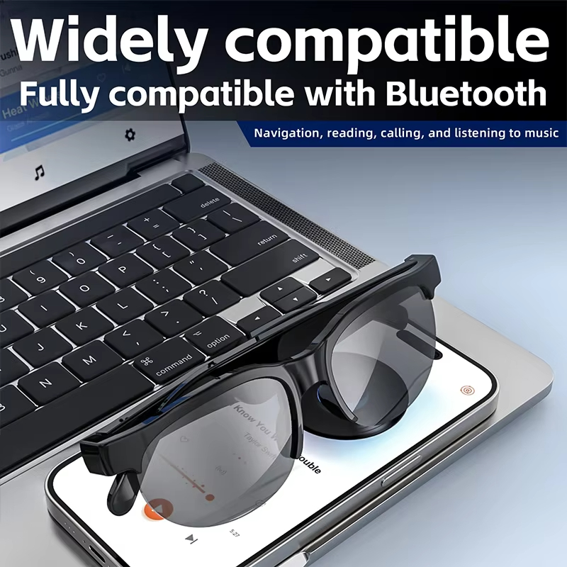 Умные аудио-очки с AI-переводч – обзор и цена Audio Music Bluetooth